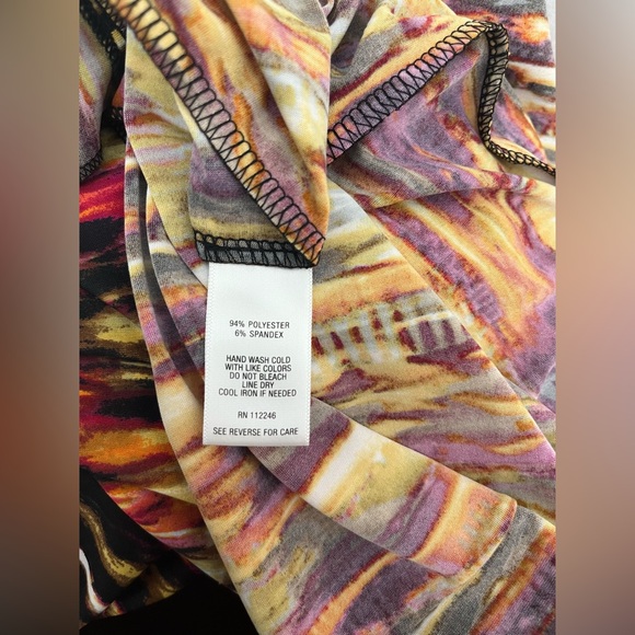 Sami & Jo Women’s Shift Paisley Long Dress Plus  Size 2XL Short Sleeve Pullover - Picture 8 of 10